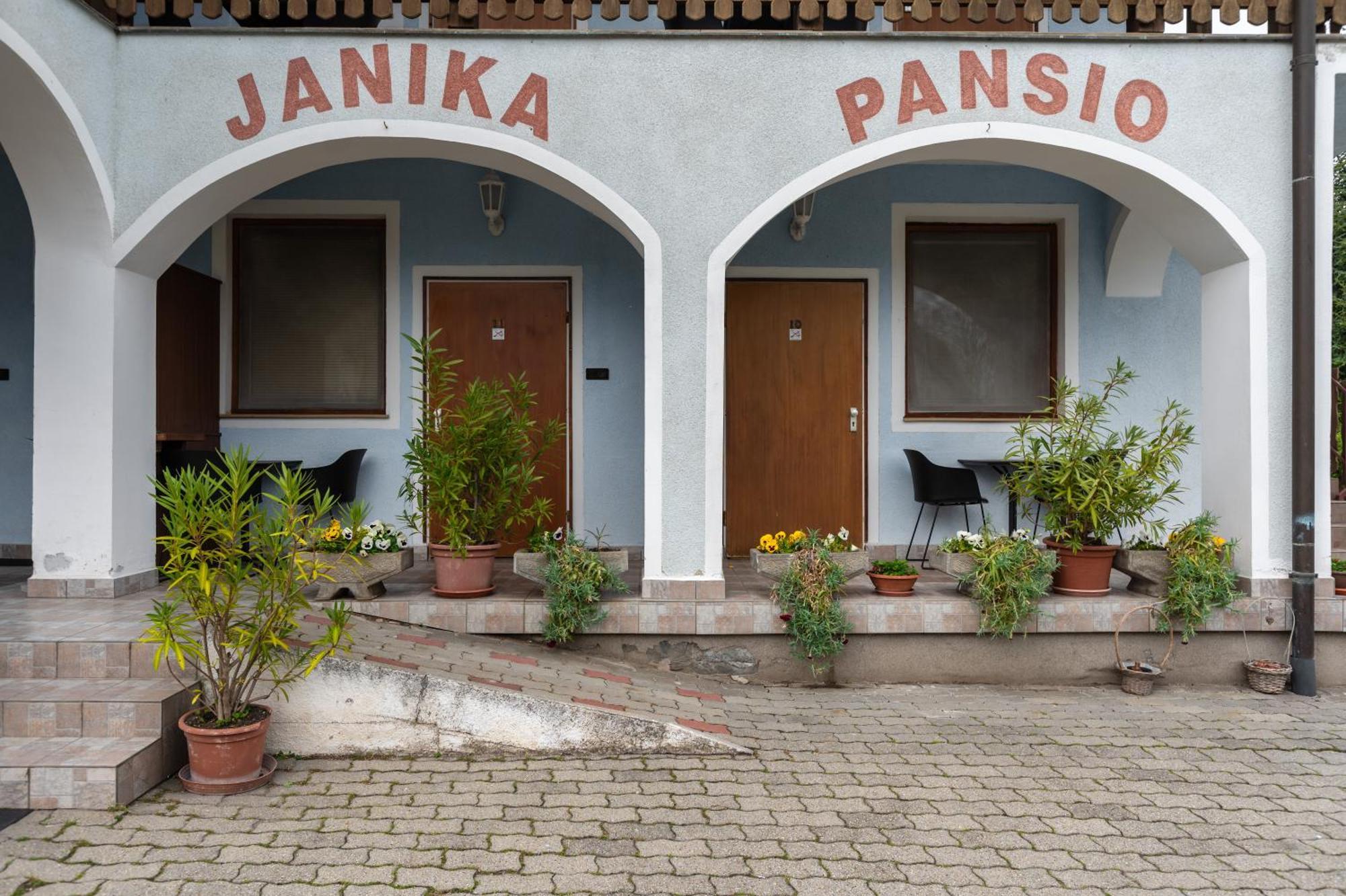 Janika Pension Vonyarcvashegy Exterior foto